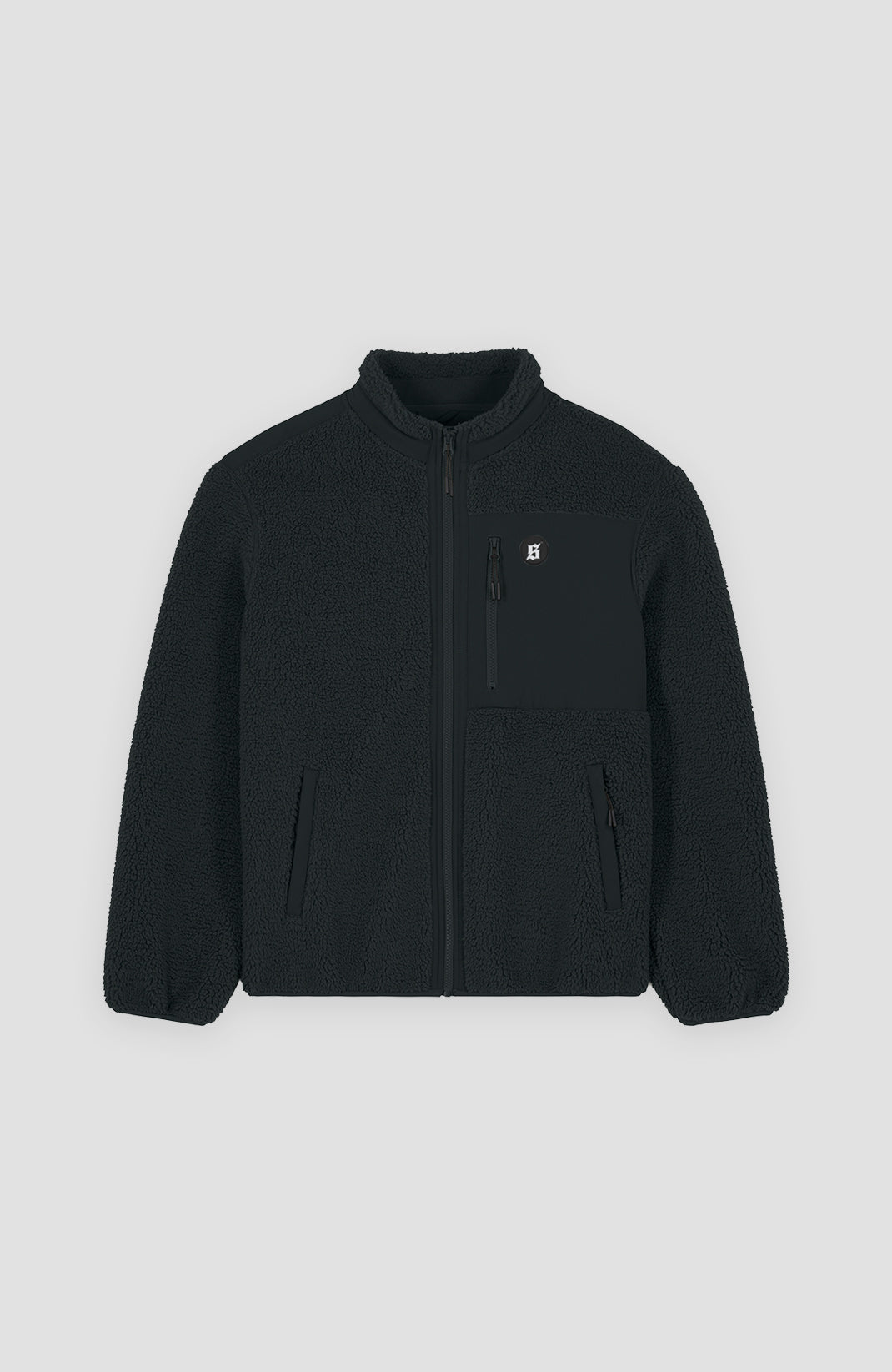 Set Sherpa Fleece Jacket - Black